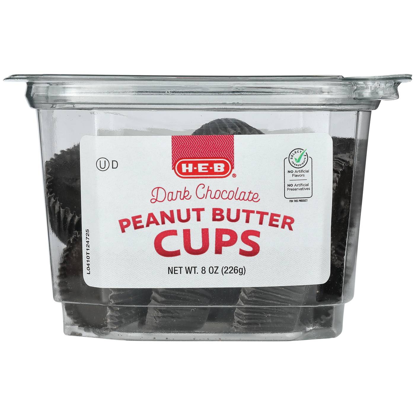 H-E-B Dark Chocolate Peanut Butter Cups; image 1 of 3