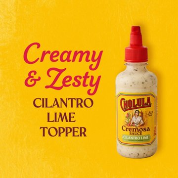 Cholula Cremosa Sauce - Cilantro Lime, 8 oz