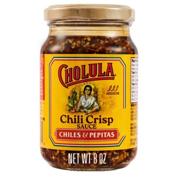 Cholula Chili Crisp Sauce - Chiles & Pepitas, 8 oz