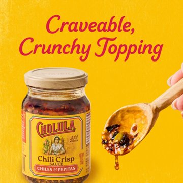 Cholula Chili Crisp Sauce - Chiles & Pepitas, 8 oz