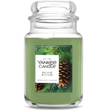 Yankee Candle Balsam & Cedar Scented Jar Candle