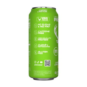Bucked Up Lightly Carbonated 25g Protein Drink - Cherry Limeade
