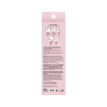 Dashing Diva Glaze Pearly White Gel Nail Strips