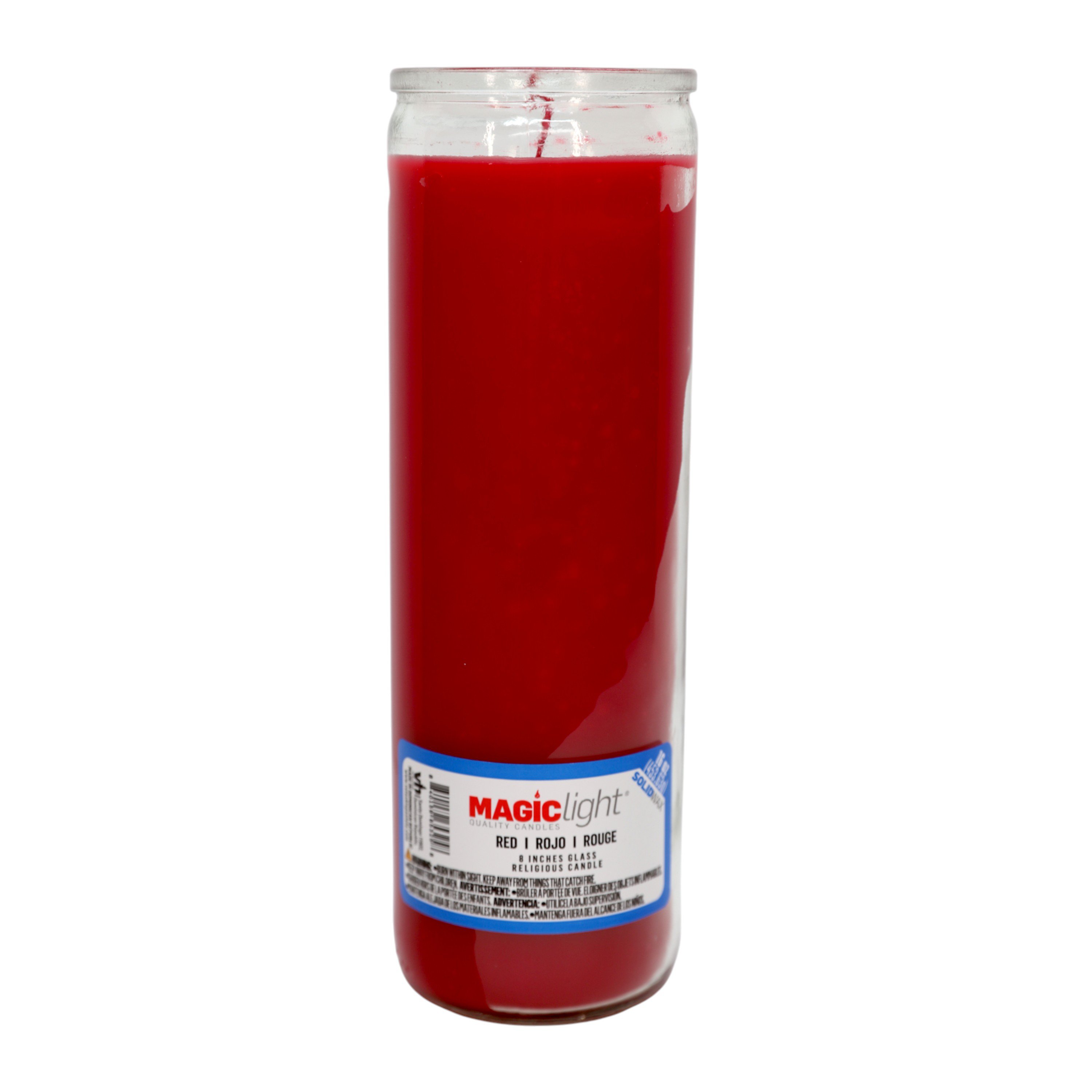 MagicLight Glass Religious Candle - Red Wax - Shop Candles at H-E-B