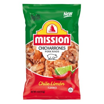 Mission Chicharrones Chile Limon Pork Skins, 4 oz