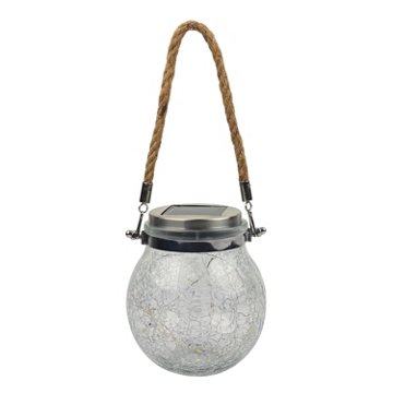 Destination Holiday Solar Fairy Light Glass