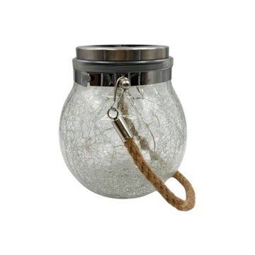 Destination Holiday Solar Fairy Light Glass