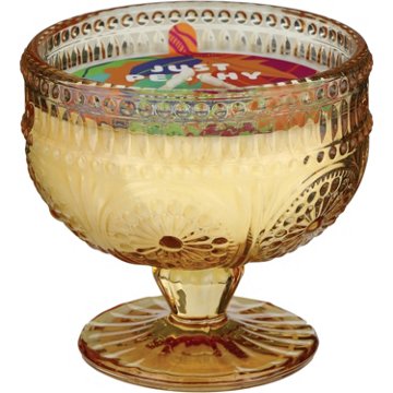 Destination Holiday Just Peachy Scented Cocktail Glass Candle, 7 oz