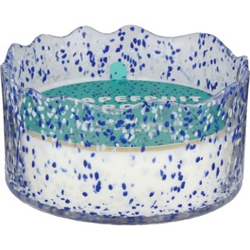 Destination Holiday Grapefruit & Citronella Scented Spotted Glass Candle, 16.7 oz