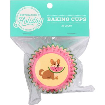 Destination Holiday Watermelon Dogs Baking Cups