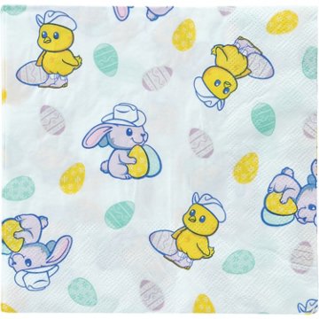 Destination Holiday Cowboy Chick Easter Scatter Lunch Napkins, 16 ct