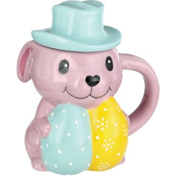Destination Holiday Cowboy Bunny Easter Mug With Lid, 15.3 oz