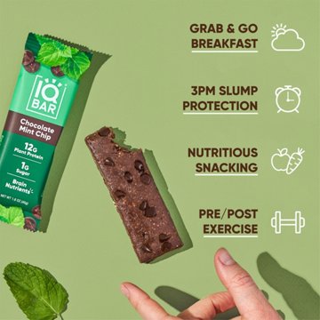 IQBar 12g Plant Protein Bar - Chocolate Mint Chip