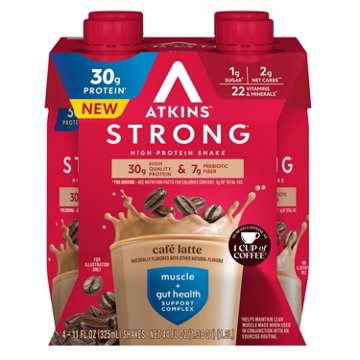 Atkins Strong Cafe Latte High Protein Shake