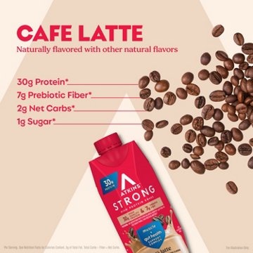 Atkins Strong Cafe Latte High Protein Shake