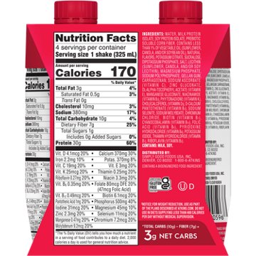 Atkins Strong Strawberry High Protein Shake - 30g Protein