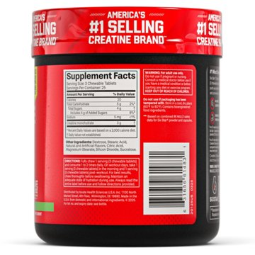 Six Star Lemon Lime Creatine Chews