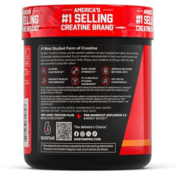 Six Star Paradise Punch Creatine Chews