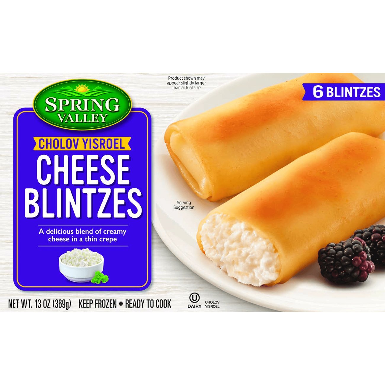 Spring Valley Kosher Cheese Blintzes - Shop Desserts & pastries at H-E-B
