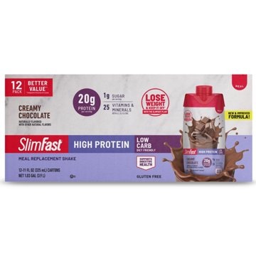 SlimFast High Protein Ready To Drink 20g Protein Shakes - Creamy Chocolate