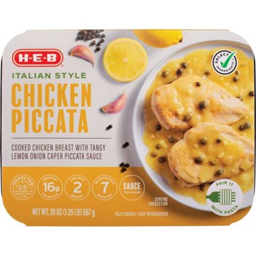 H-E-B Fully Cooked Italian Style Chicken Piccata