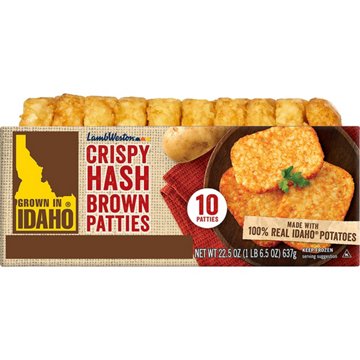 Lamb Weston Crispy Hash Brown Patties, 10 ct