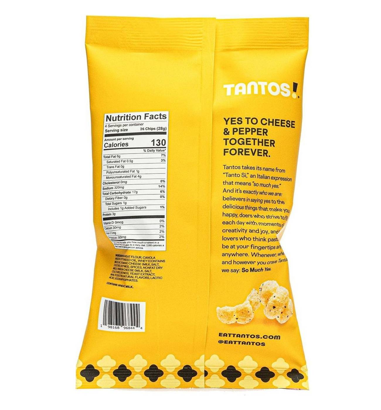 Tantos Cacio de Pepe Puffed Pasta Chips; image 2 of 2