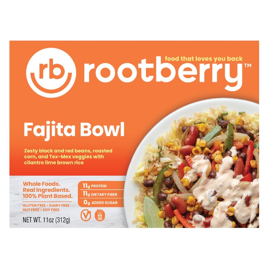 Rootberry Plant-Based Fajita Bowl, 11 oz | Central Market - Really Into ...