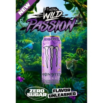 Monster Energy Zero Sugar Ultra Wild Passion