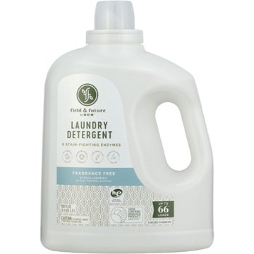 Field & Future by H-E-B Liquid Laundry Detergent, 66 Loads - Fragrance Free, 100 oz