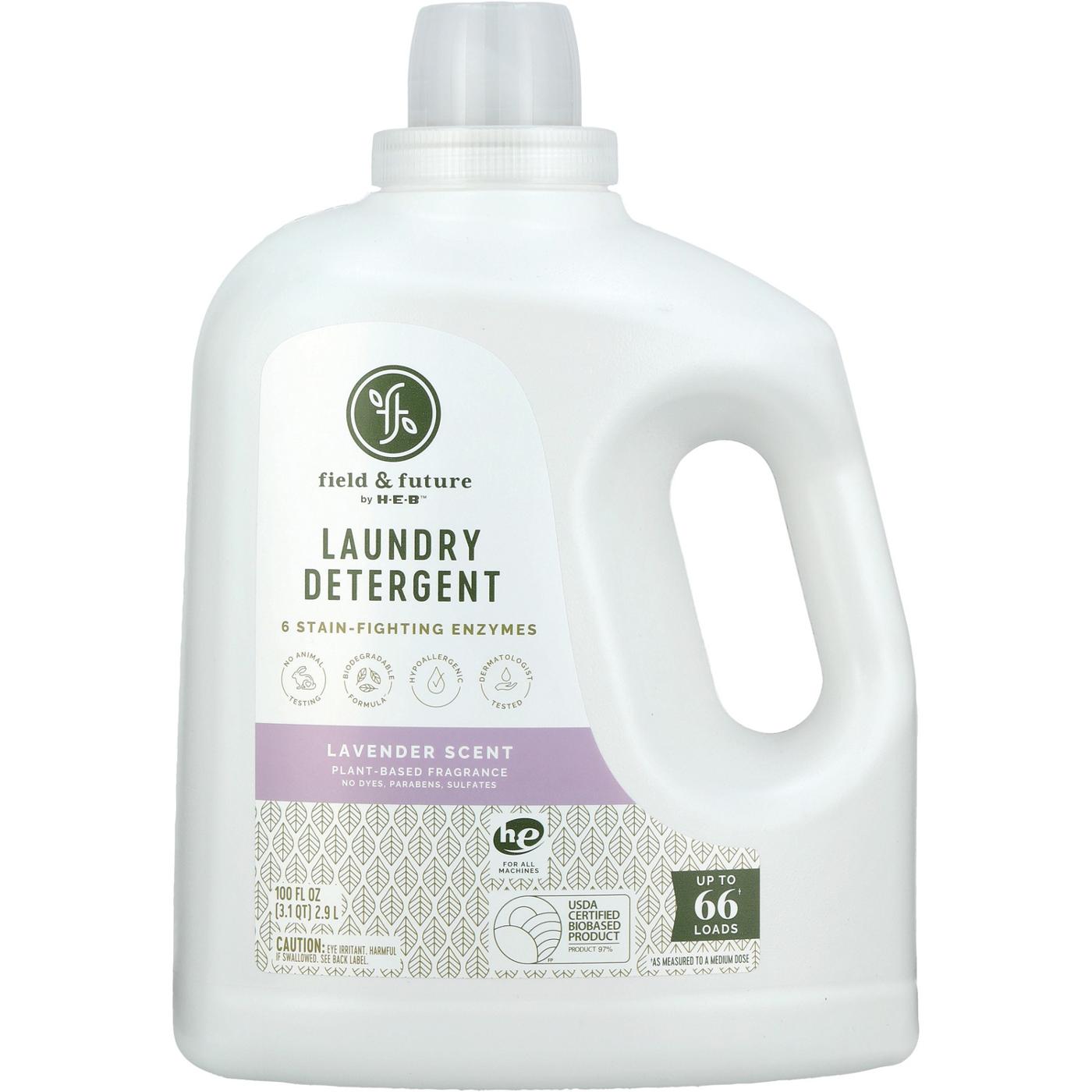 Field & Future by H-E-B Liquid Laundry Detergent, 66 Loads - Lavender; image 1 of 6