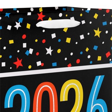 American Greetings Medium Graduation Gift Bag - 2026 Confetti, 3.94" x 10.03" x 7"
