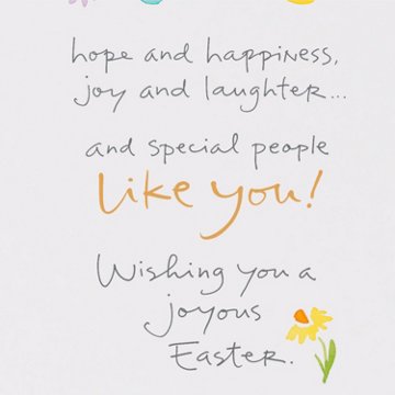 American Greetings Easter Card Count - Your Blessings, 8.25" x 5.375"