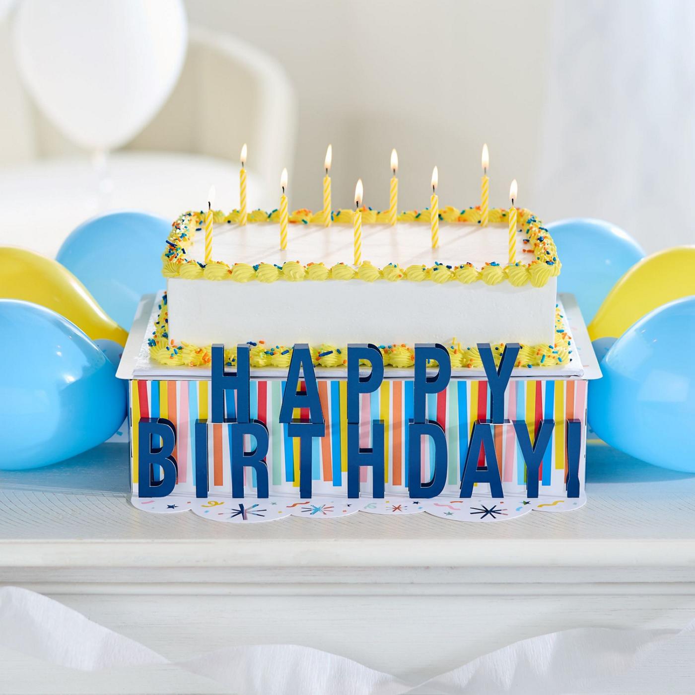 American Greetings Happy Birthday Pop-Up Cake Stand Kit; image 2 of 6