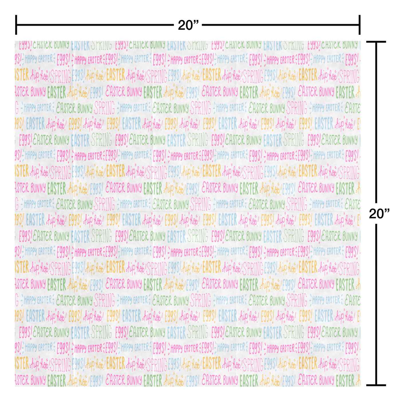American Greetings Lettering Tissue Paper Easter Gift Tissue Paper, 8 ...