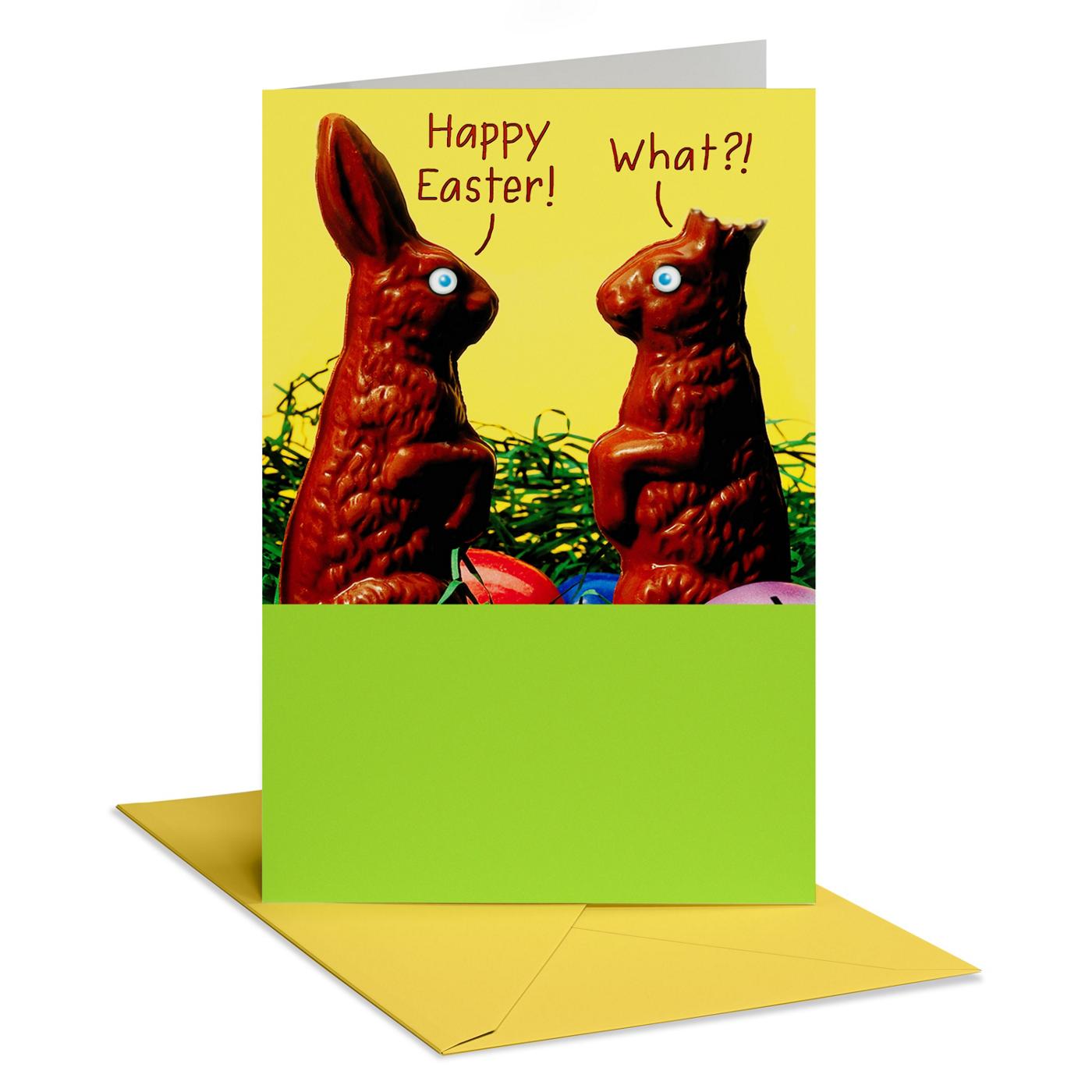 American Greetings Funny Easter Card - Chocolate Bunnies; image 1 of 3