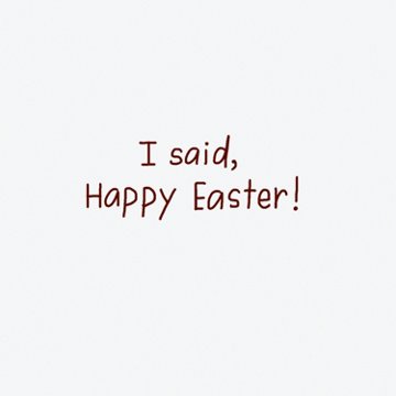 American Greetings Funny Easter Card - Chocolate Bunnies, 6.75" x 4.625"