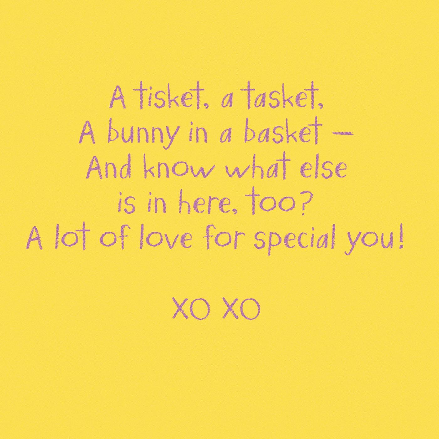 American Greetings Easter Card for Kids - Colorful Easter Basket; image 2 of 3