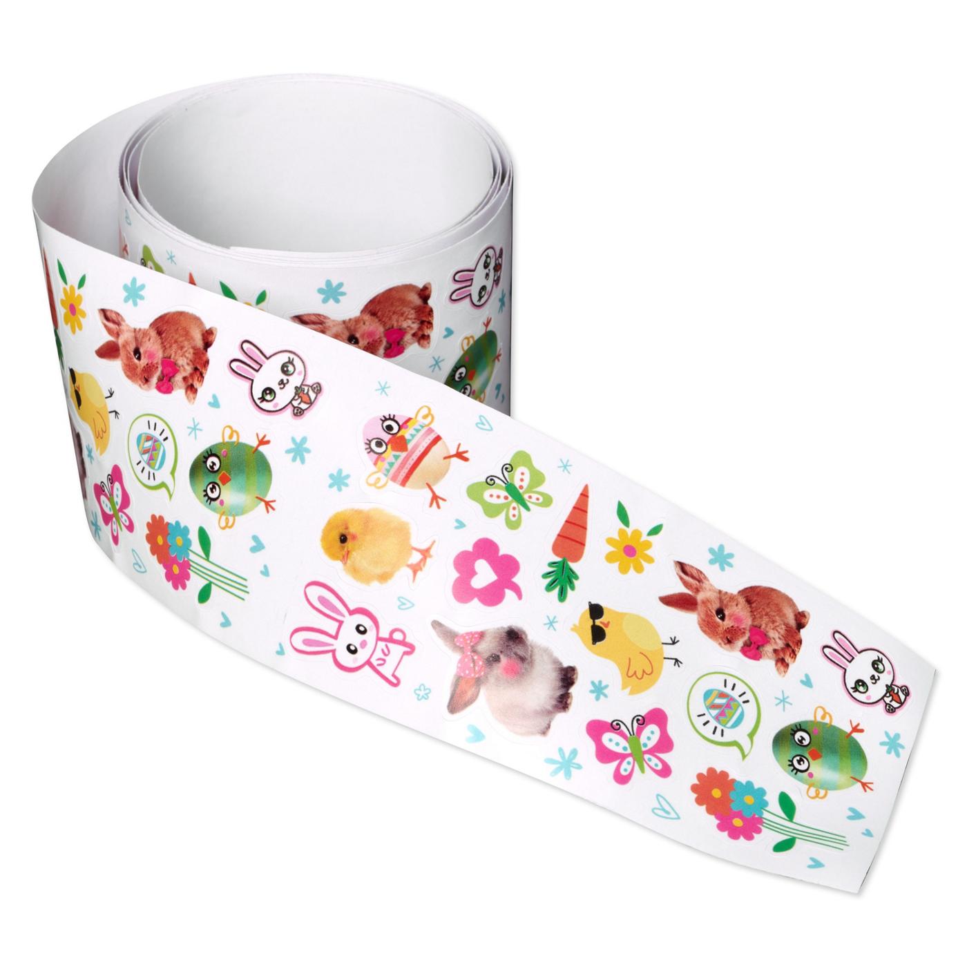 American Greetings Easter Mini Sticker Roll, Cute Animals (1 Roll, 165 Stickers); image 2 of 4