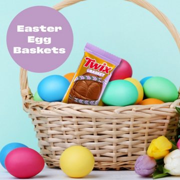 Twix Basket Chocolate Easter Candy