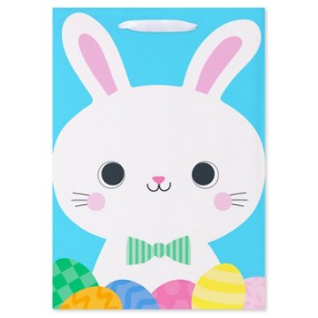 American Greetings Easter Bunny Gift Bag with Removable Bunny Mask, 3.94" x 10.03" x 7"