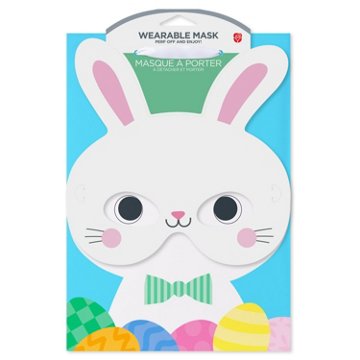American Greetings Easter Bunny Gift Bag with Removable Bunny Mask, 3.94" x 10.03" x 7"