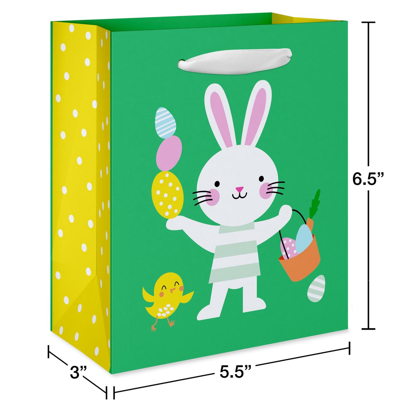 American Greetings Cute Bunny with Basket Small Easter Gift Bag - Shop ...