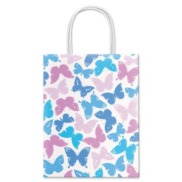 American Greetings Colorful Butterflies Medium Easter Gift Bag, 4.75" x 10" x 7.75"