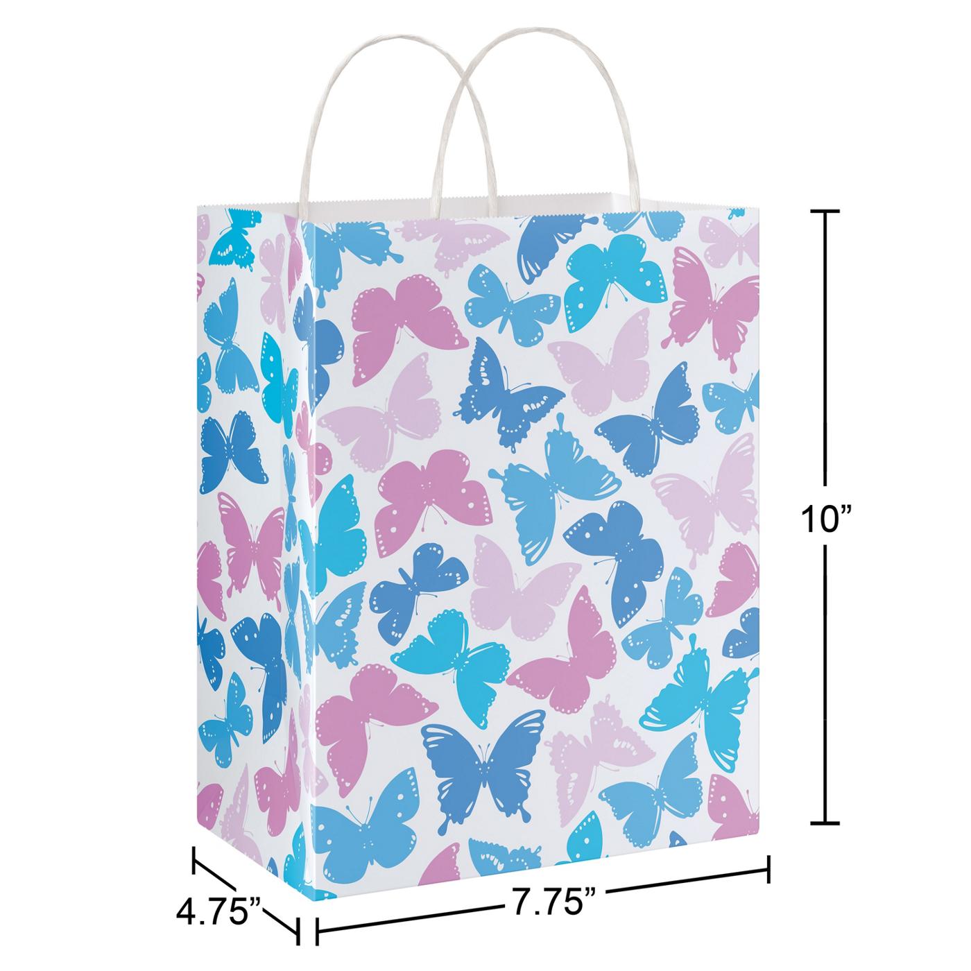 American Greetings Colorful Butterflies Medium Easter Gift Bag; image 4 of 4
