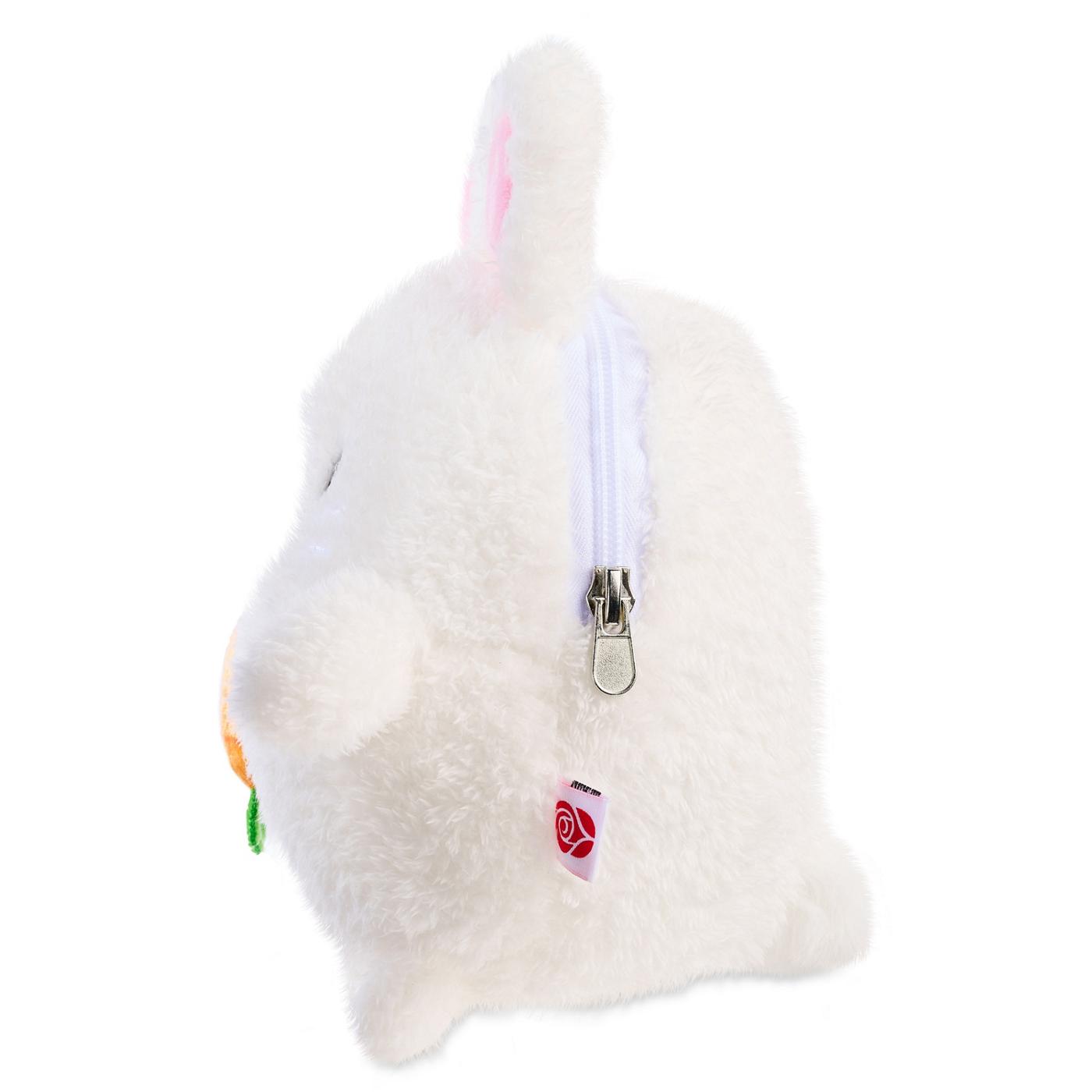 American Greetings Easter Plush Bunny with Zipper Pouch; image 4 of 5