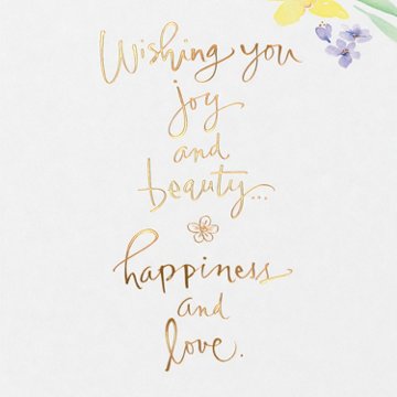 American Greetings Easter Card - Spring Blessings, 8.25" x 5.375"