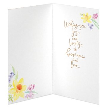 American Greetings Easter Card - Spring Blessings, 8.25" x 5.375"