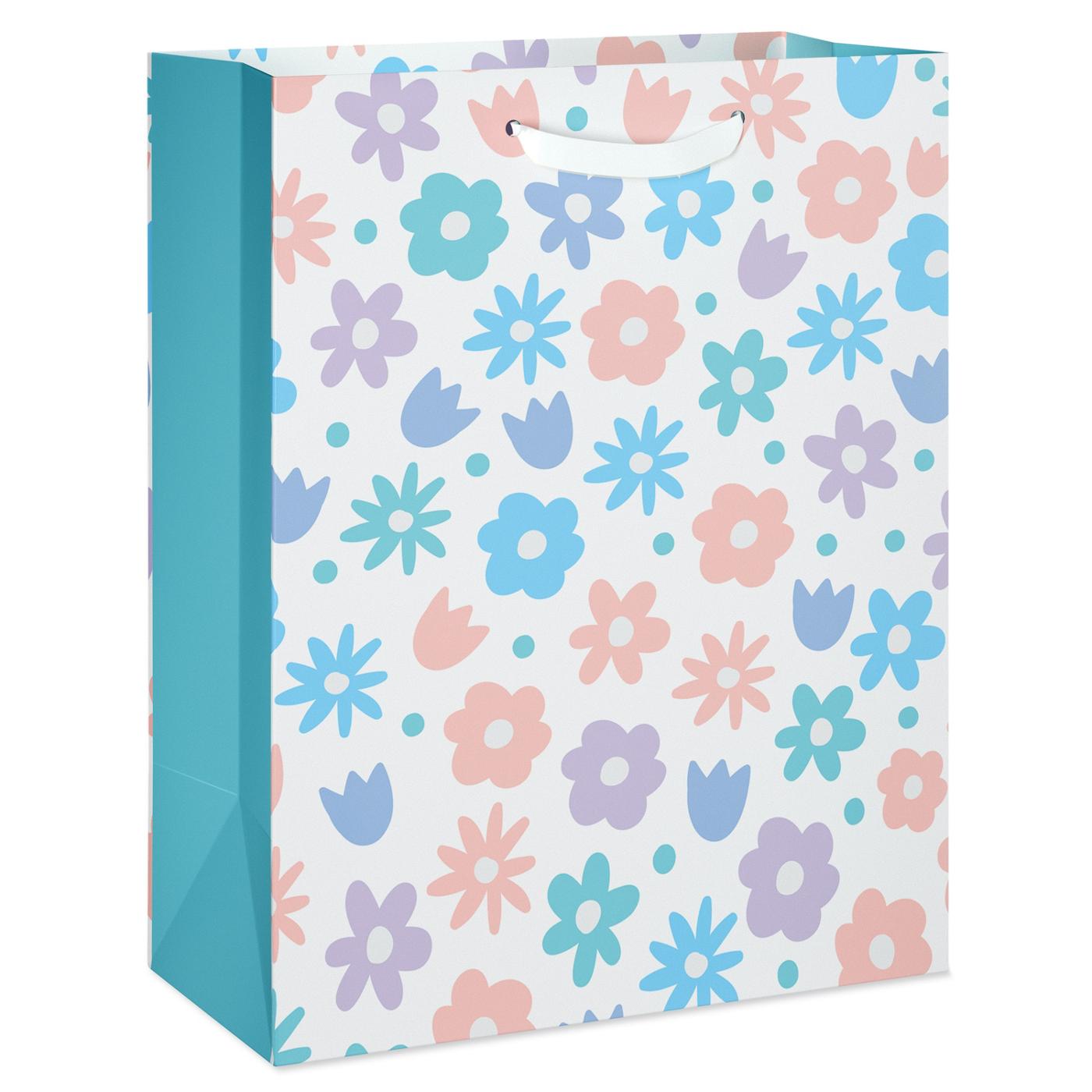 American Greetings Pastel Floral Large Easter Gift Bag; image 1 of 4