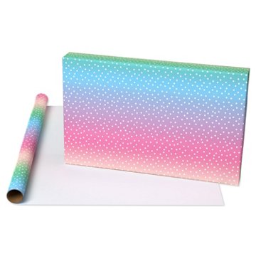 American Greetings Ombre Polka Dot Easter Gift Wrapping Paper, 20 sq. ft., 96" x 30"
